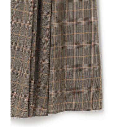 BEIGE, EDWARDS / ウールチェック フレアスカート （Brown Check）｜詳細画像
