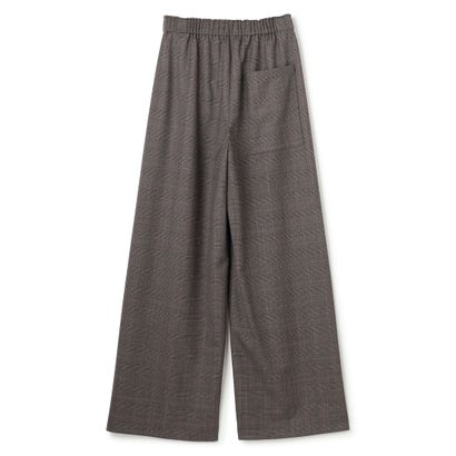 BEIGE, AVON / ウールチェック ワイドパンツ （Gray Check）｜詳細画像