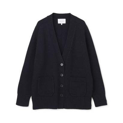 LEADER / エルボーパッチ Vネックカーディガン （Navy）｜詳細画像