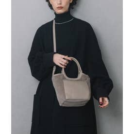 コーデュロイ×コットン リバーシブル2WAYバッグ （グレイッシュベージュ）