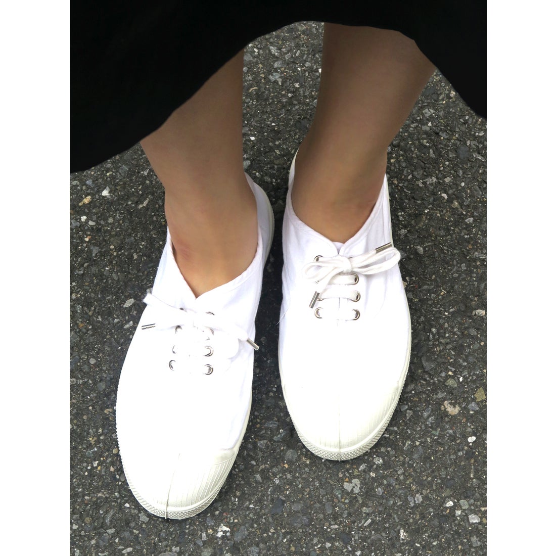 ベンシモン BENSIMON キャンバススニーカー （ホワイト） -靴＆ファッション通販 ロコンド〜自宅で試着、気軽に返品