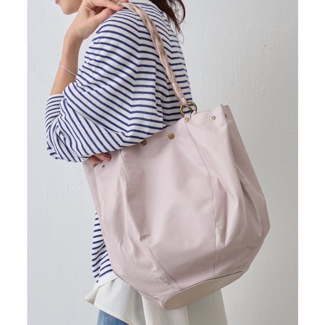 ビアズリー BEARDSLEY チューリップバッグ （beige） - ファッション 