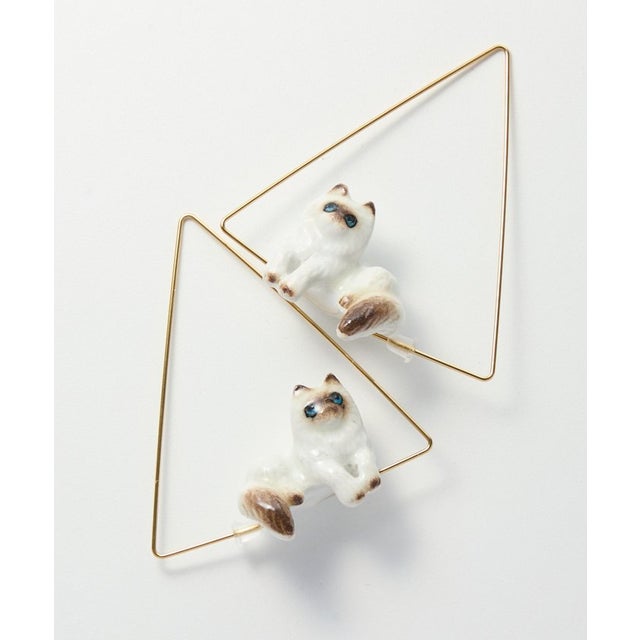 《nach》トライアングルピアス （gold）