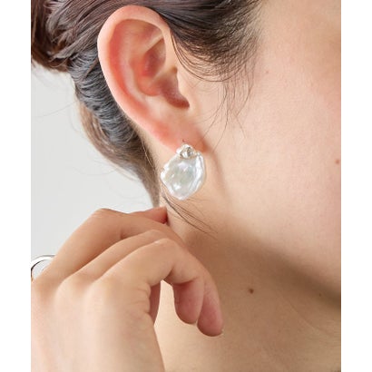 ビアズリー BEARDSLEY バロックパールピアス （silver）｜詳細画像