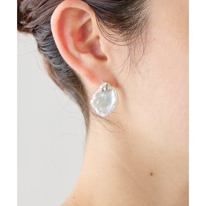 ビアズリー BEARDSLEY バロックパールピアス （silver）｜詳細画像
