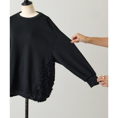 ビアズリー BEARDSLEY レースキリカエバルーントレーナー （black）｜詳細画像
