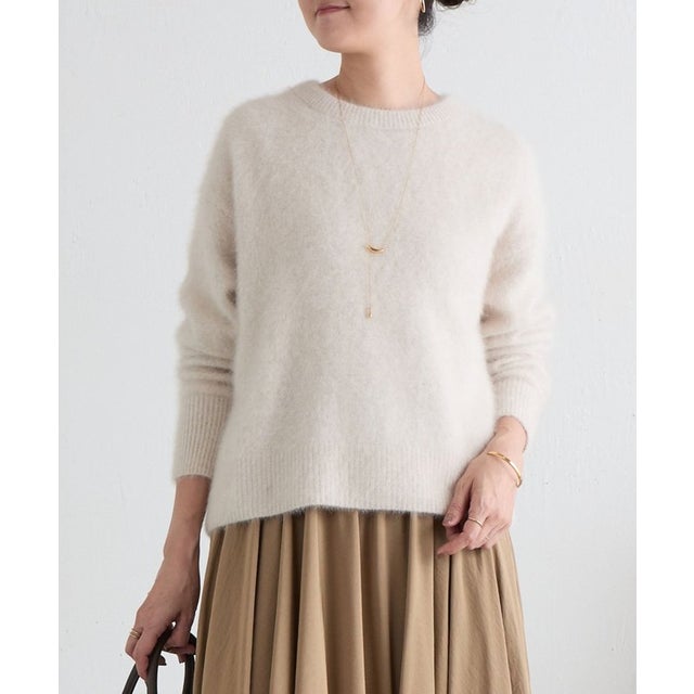 フォックスカシミヤシャギープルオーバー （ivory）