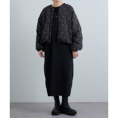 ビアズリー BEARDSLEY ドットキルトドルマンBZ （black）｜詳細画像