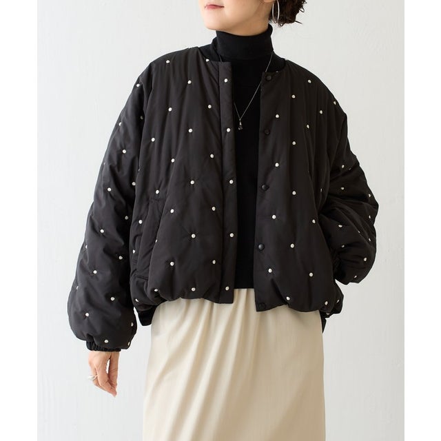 ドットキルトドルマンBZ （black）