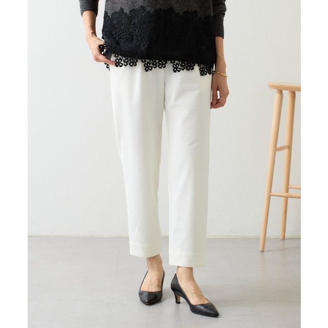 パイルスリムパンツ （white）