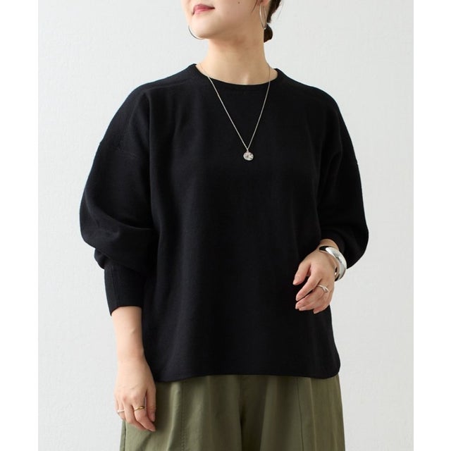 BAイニシャルニット （black）
