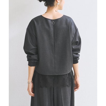 ウール前後ジップブラウス《LIVETRT》【セットアップ】 （navy）｜詳細画像
