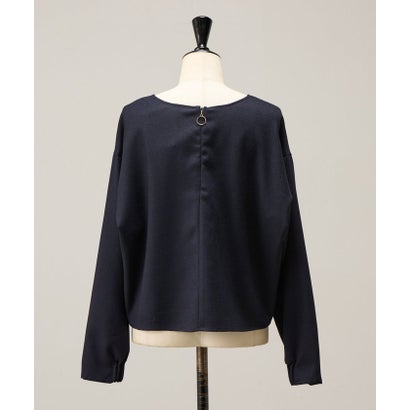 ウール前後ジップブラウス《LIVETRT》【セットアップ】 （navy）｜詳細画像