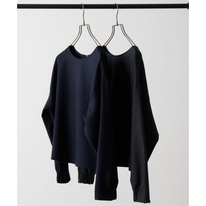 ウール前後ジップブラウス《LIVETRT》【セットアップ】 （navy）｜詳細画像