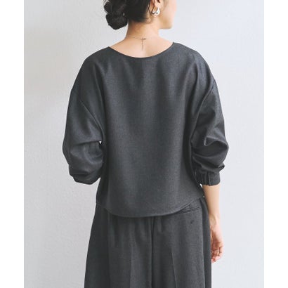 ウール前後ジップブラウス《LIVETRT》【セットアップ】 （navy）｜詳細画像