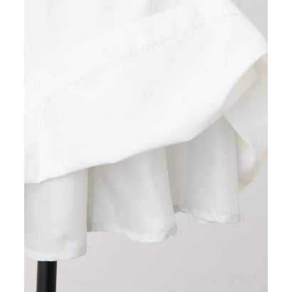 グログランフレアスカート （white）｜詳細画像