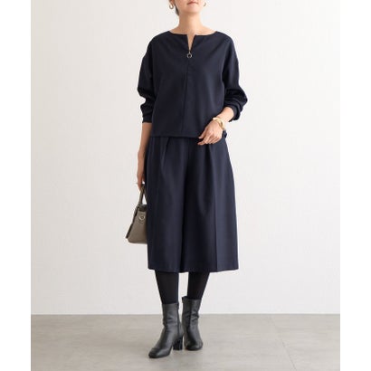 ウールハーフパンツ《LIVETRT》【セットアップ】 （navy）｜詳細画像