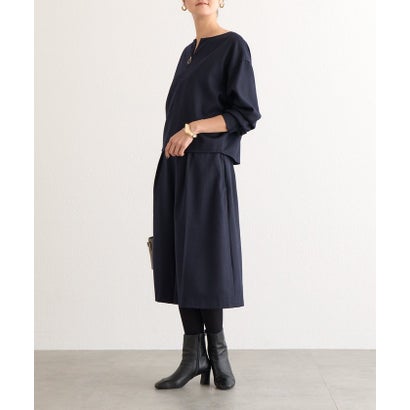 ウールハーフパンツ《LIVETRT》【セットアップ】 （navy）｜詳細画像