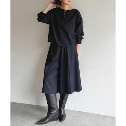 ウールハーフパンツ《LIVETRT》【セットアップ】 （navy）｜詳細画像