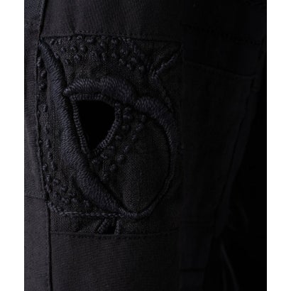 《10/6(火)予約》パッチワークレースパンツ《Maison Flore》 （black）｜詳細画像
