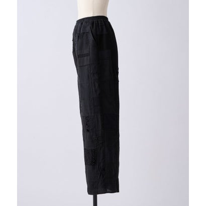 《10/6(火)予約》パッチワークレースパンツ《Maison Flore》 （black）｜詳細画像