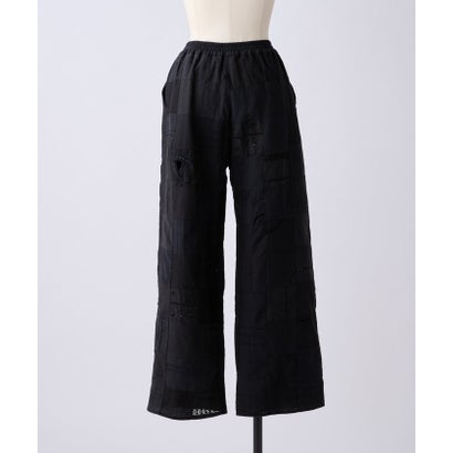 《10/6(火)予約》パッチワークレースパンツ《Maison Flore》 （black）｜詳細画像