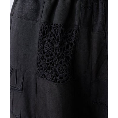 《10/6(火)予約》パッチワークレースパンツ《Maison Flore》 （black）｜詳細画像