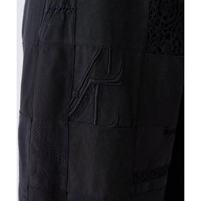 《10/6(火)予約》パッチワークレースパンツ《Maison Flore》 （black）｜詳細画像