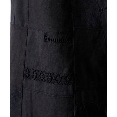 《10/6(火)予約》パッチワークレースパンツ《Maison Flore》 （black）｜詳細画像