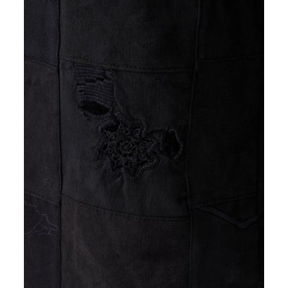 《10/6(火)予約》パッチワークレースパンツ《Maison Flore》 （black）｜詳細画像