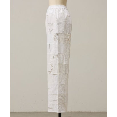 《10/6(火)予約》パッチワークレースパンツ《Maison Flore》 （black）｜詳細画像