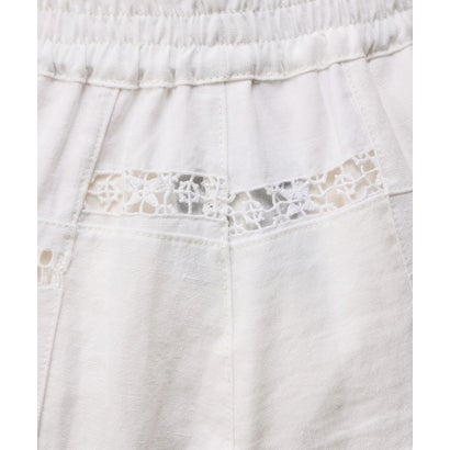 《10/6(火)予約》パッチワークレースパンツ《Maison Flore》 （black）｜詳細画像