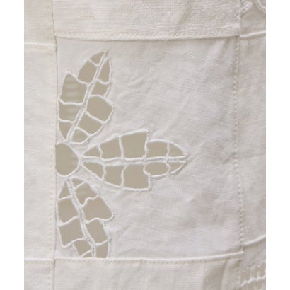 《10/6(火)予約》パッチワークレースパンツ《Maison Flore》 （black）｜詳細画像