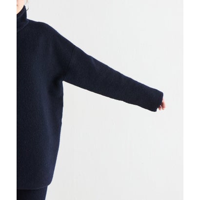 ウールパイルリバーチュニック （navy）｜詳細画像