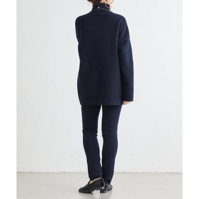 ウールパイルリバーチュニック （navy）｜詳細画像