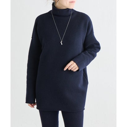 ウールパイルリバーチュニック （navy）｜詳細画像