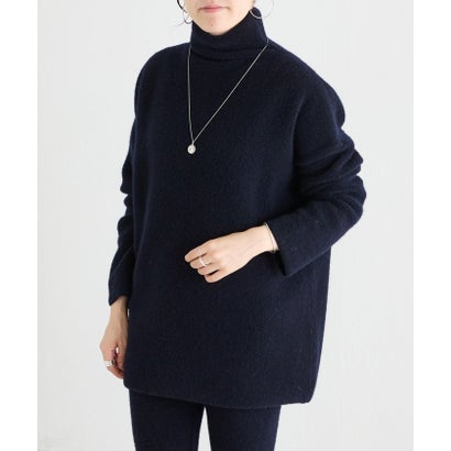 ウールパイルリバーチュニック （navy）｜詳細画像