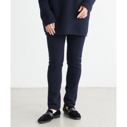 ウールパイルニットパンツ （navy）｜詳細画像