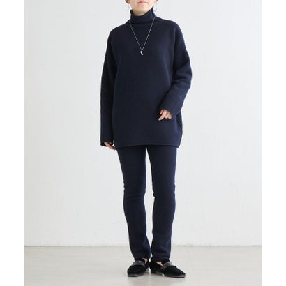 ウールパイルニットパンツ （navy）｜詳細画像
