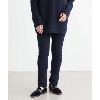 ウールパイルニットパンツ （navy）｜詳細画像