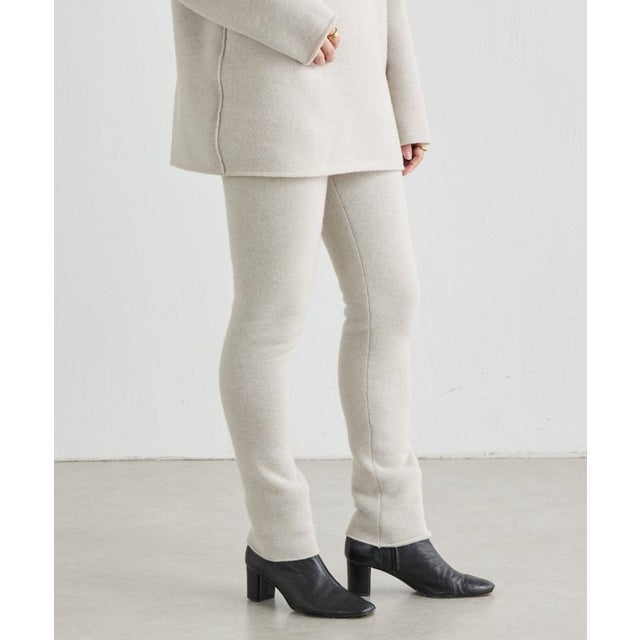 ウールパイルニットパンツ （beige）