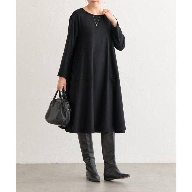 フラノテントワンピ （black）