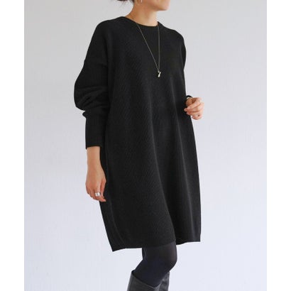 ビアズリー BEARDSLEY ウールニットワンピース （black）｜詳細画像