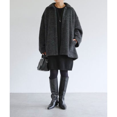 ビアズリー BEARDSLEY ウールニットワンピース （black）｜詳細画像