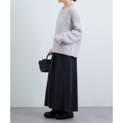 ビアズリー BEARDSLEY 《10/22(木)12：00予約開始予定》アルパカ起毛プルオーバー （lightgrey）｜詳細画像