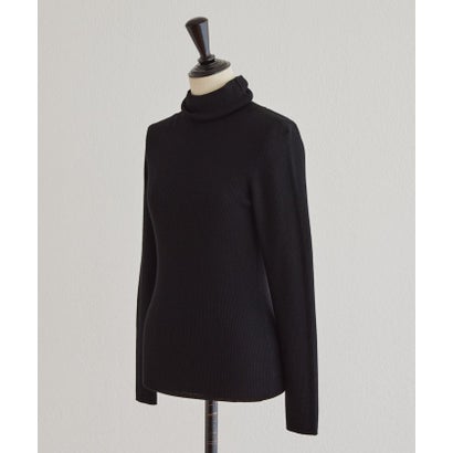 ビアズリー BEARDSLEY ウールハイネックリブニット《LIVETRT》 （black）｜詳細画像