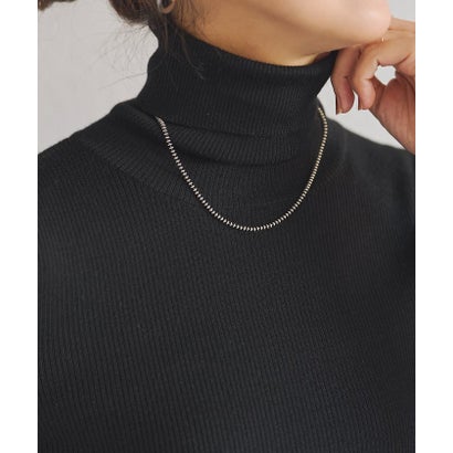 ビアズリー BEARDSLEY ウールハイネックリブニット《LIVETRT》 （black）｜詳細画像