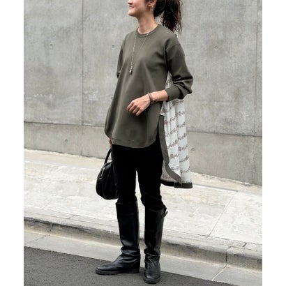 チェアステッチコクーンチュニック （khaki）｜詳細画像