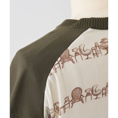 チェアステッチコクーンチュニック （khaki）｜詳細画像