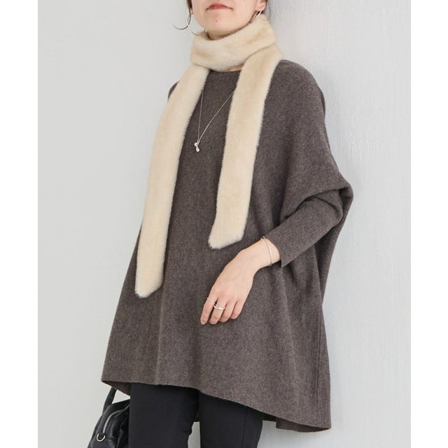 《10/20(火)12:00予約開始予定》ファーマフラー （beige）